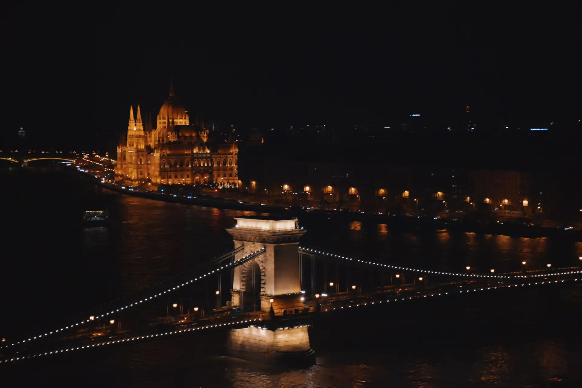 Budapest városi fények
