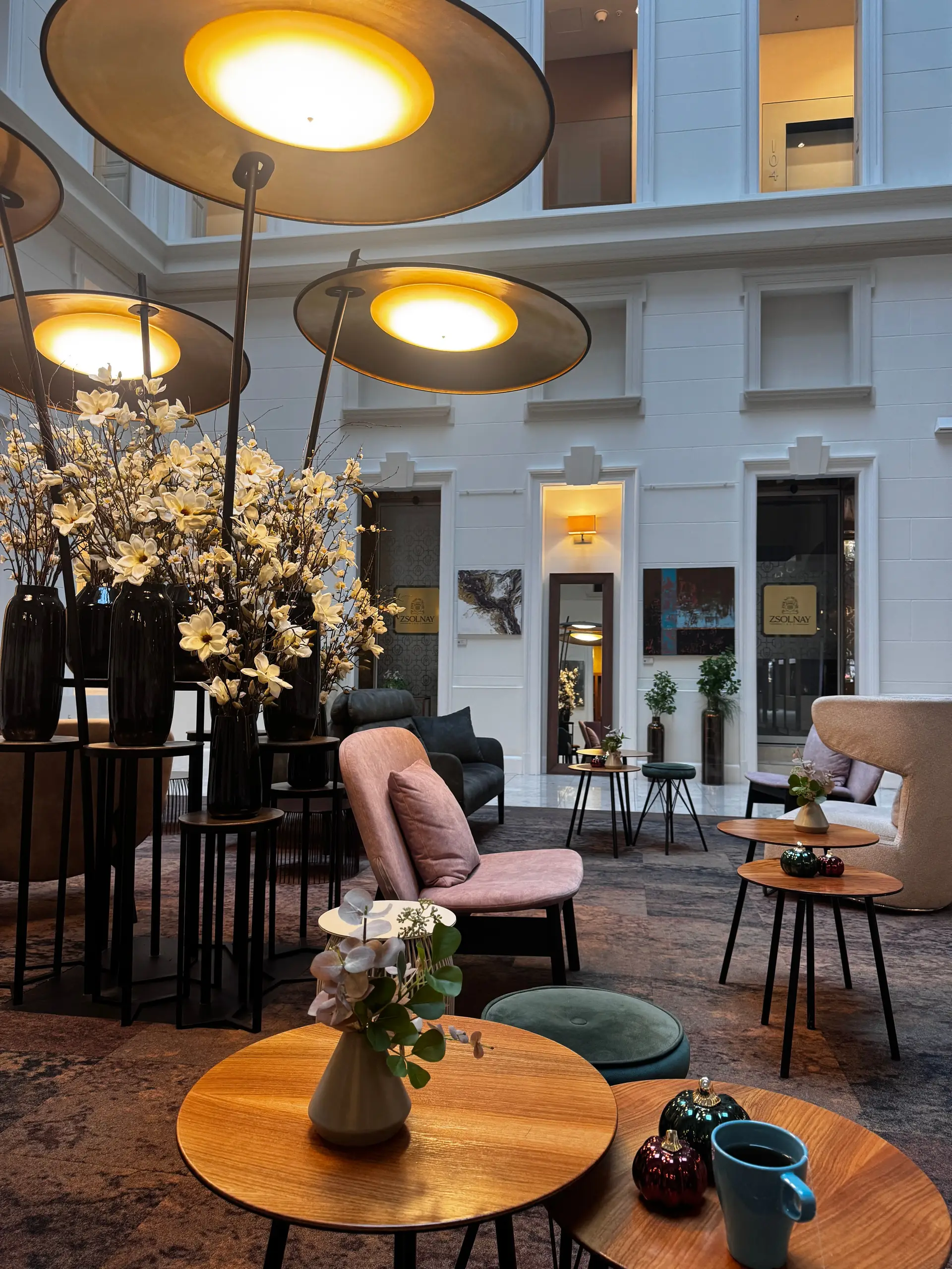 Elegáns hotel belső Budapest